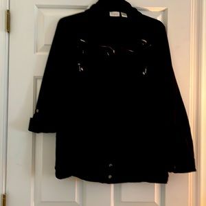 Zenergy by Chico’s utility black jacket